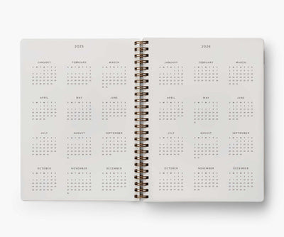 12-Month Softcover Spiral Planner - Mimi 2025