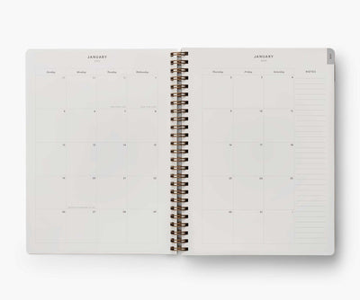 12-Month Softcover Spiral Planner - Mimi 2025