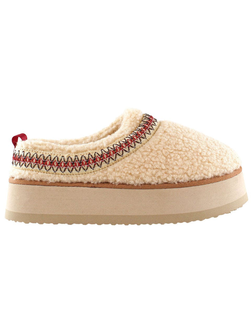 Platform Slipper - Cream