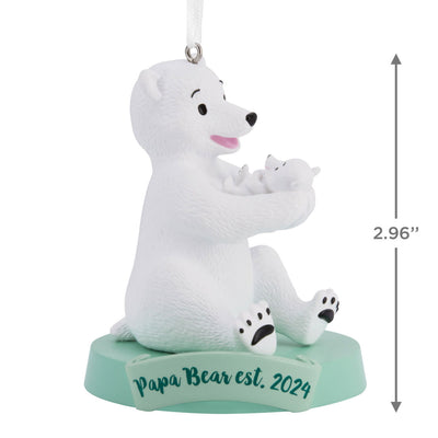 Papa Bear New Dad 2024 Hallmark Ornament