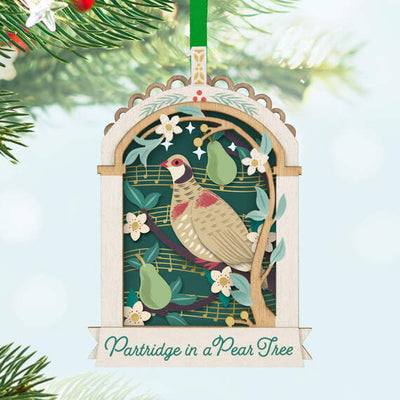 Twelve Days of Christmas Papercraft Ornament