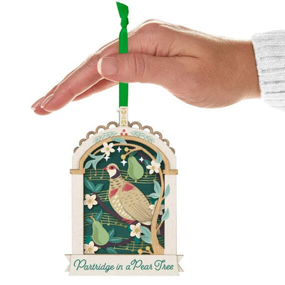 Twelve Days of Christmas Papercraft Ornament