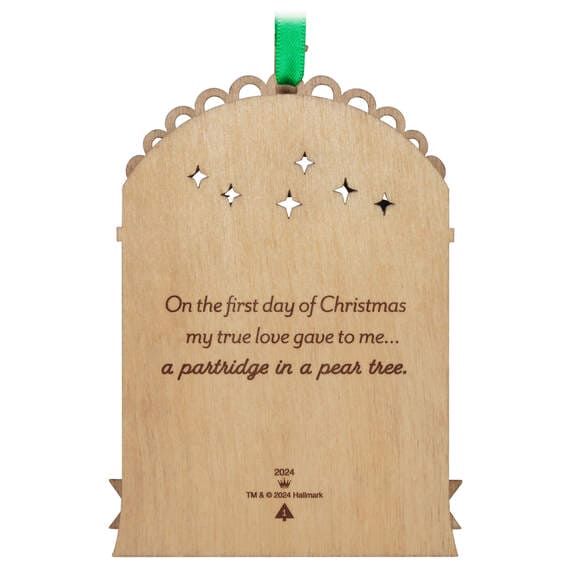 Twelve Days of Christmas Papercraft Ornament