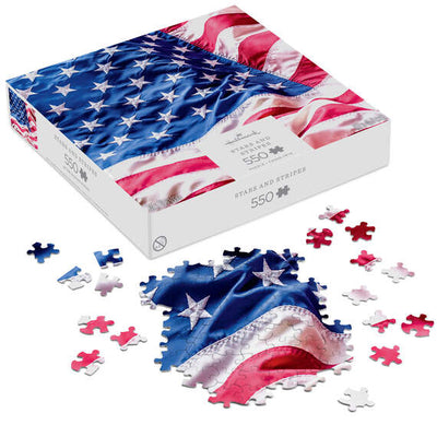 HStars and Stripes 550-Piece Jigsaw Puzzle