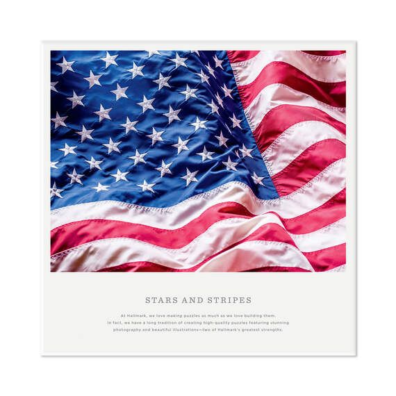 HStars and Stripes 550-Piece Jigsaw Puzzle