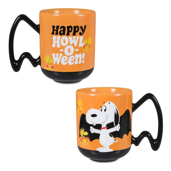 Vampire Snoopy and Woodstock Halloween Mug, 15.5 oz.