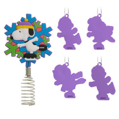 Mini Peanuts®  Tree Topper and Ornaments, Set of 5