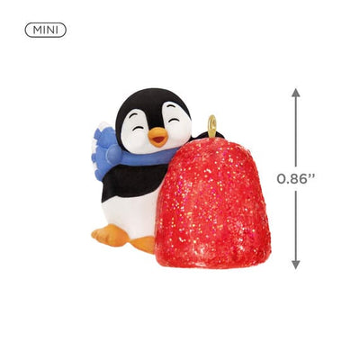 Mini Petite Penguins A Gumdrop Greeting Ornament, 0.86"