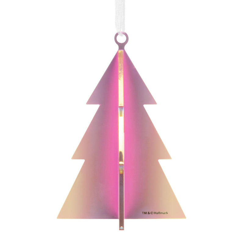 Signature Iridescent Pink Tree Acrylic Hallmark Ornament