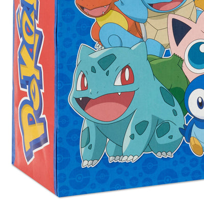 Pokémon on Blue Medium Gift Bag 9.6"