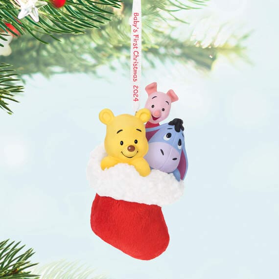 Disney Winnie the Pooh A Snuggly First Christmas 2024 Ornament