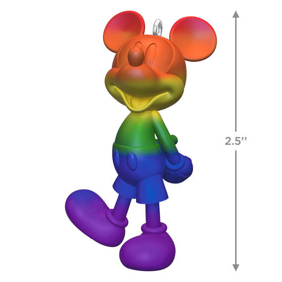 Disney Mickey Mouse Rainbow Mickey Ornament