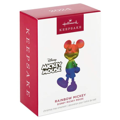 Disney Mickey Mouse Rainbow Mickey Ornament