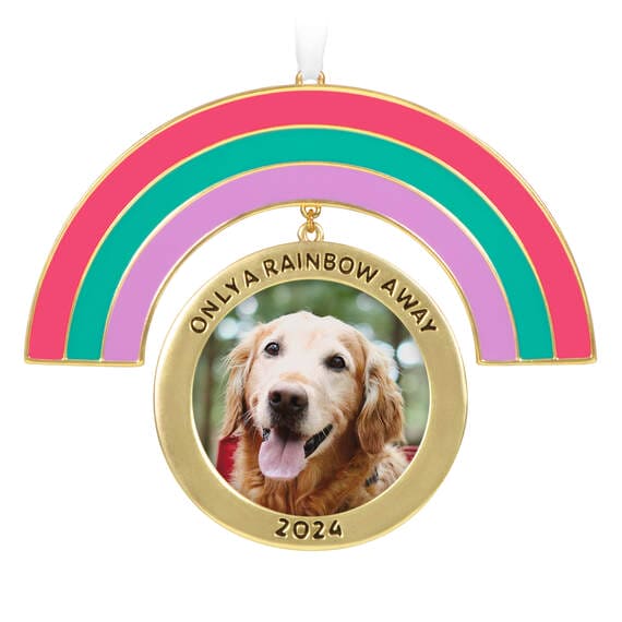 Only a Rainbow Away 2024 Metal Photo Frame Ornament