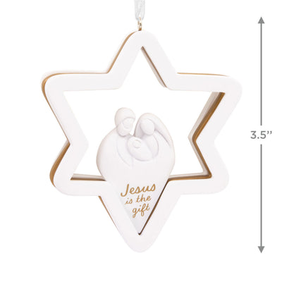 DaySpring Jesus Is the Gift Star Hallmark Ornament