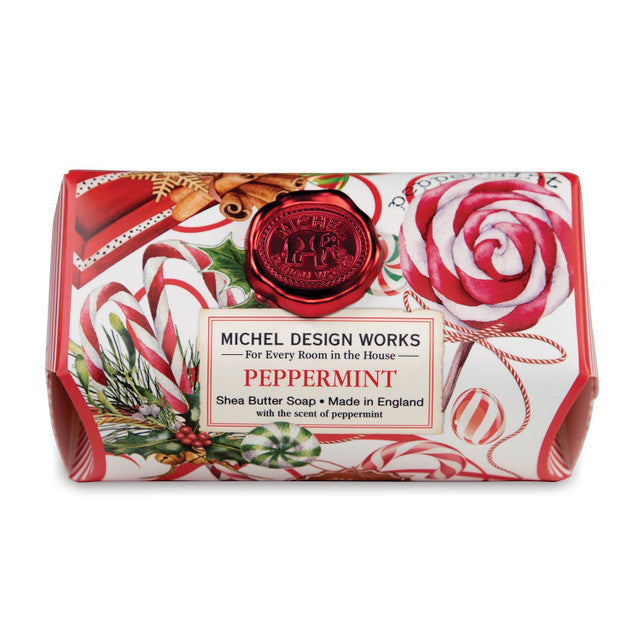 Large Bath Soap Bar, Peppermint