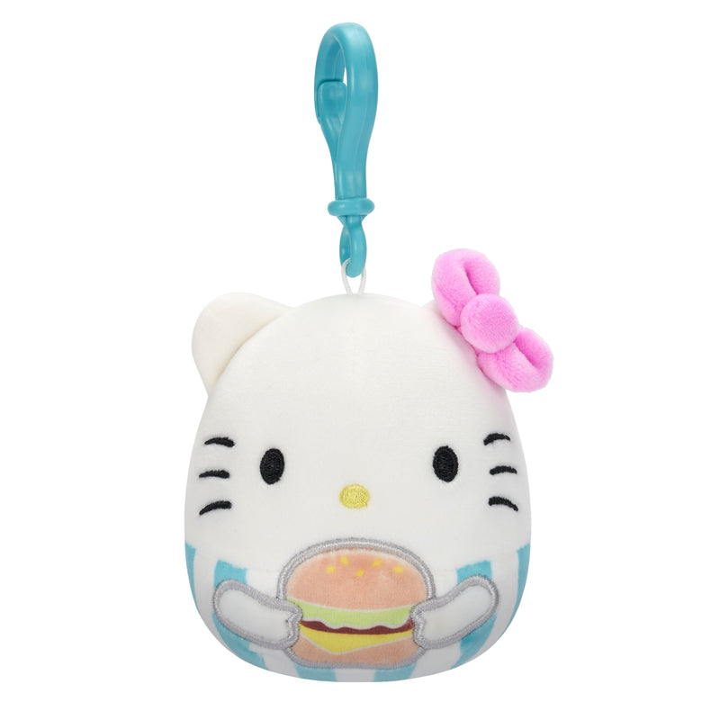 Helly Kitty with Burger 3.5" Clip