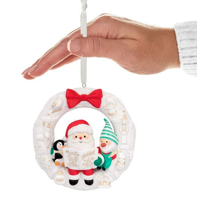 Wreath of Memories 2024 Porcelain Ornament