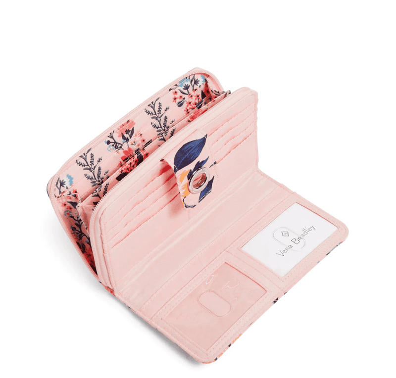 RFID Turnlock Wallet - Paradise Coral