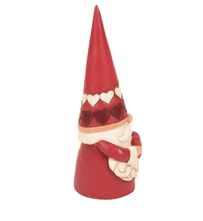 Red Gnome Holding a Heart