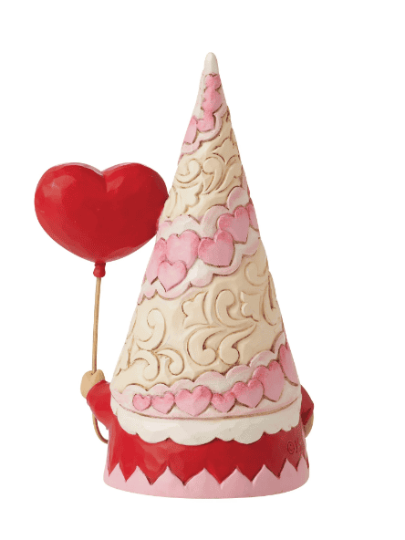 Gnome with Heart Balloon