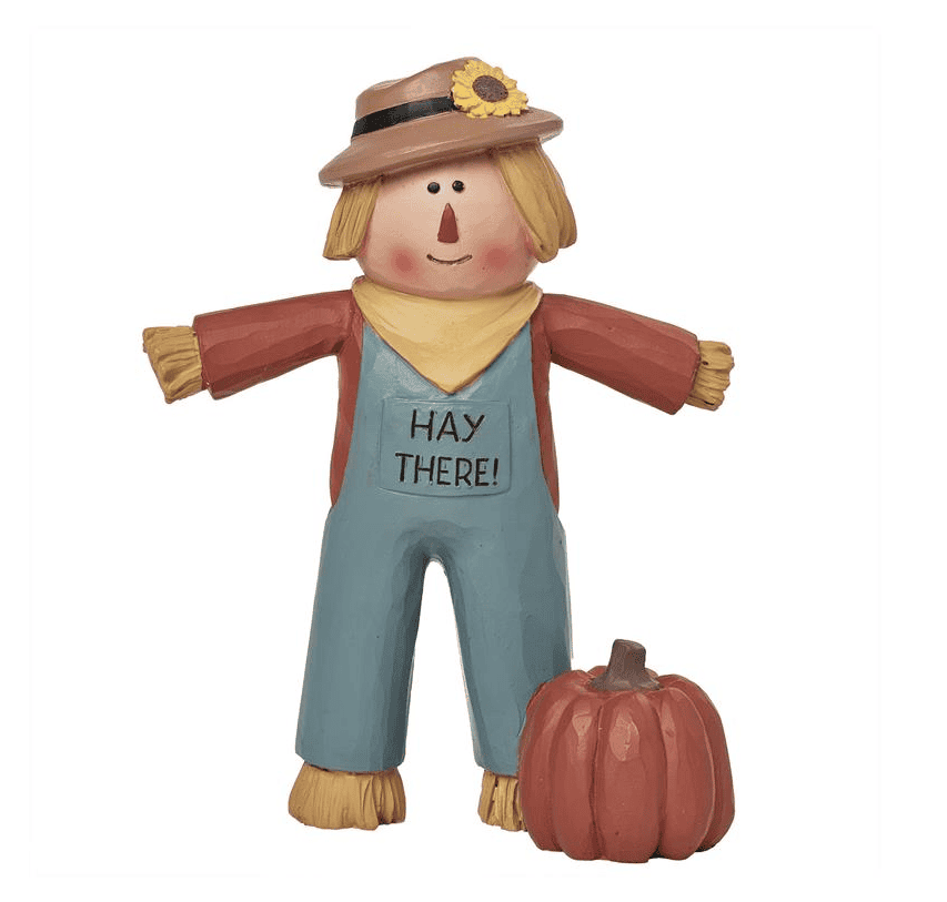 Scarecrow with Pumpkin