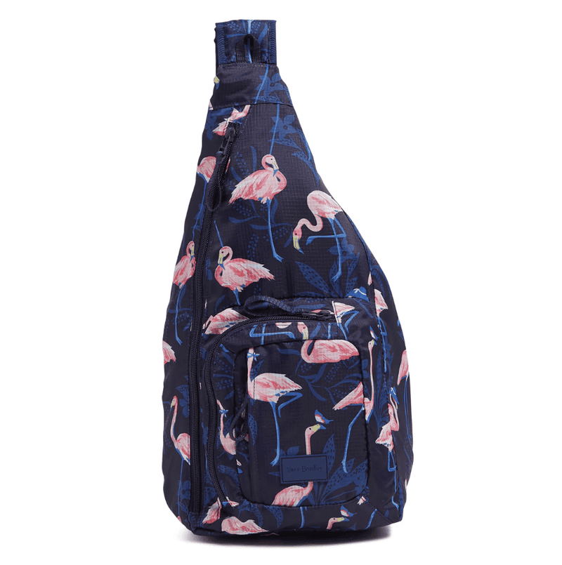 Sling Backpack - Flamingo Party