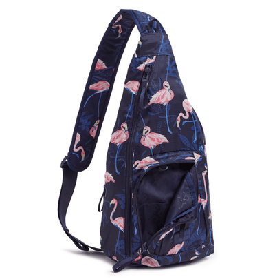 Sling Backpack - Flamingo Party