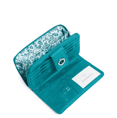 RFID Turnlock Wallet - Forever Green