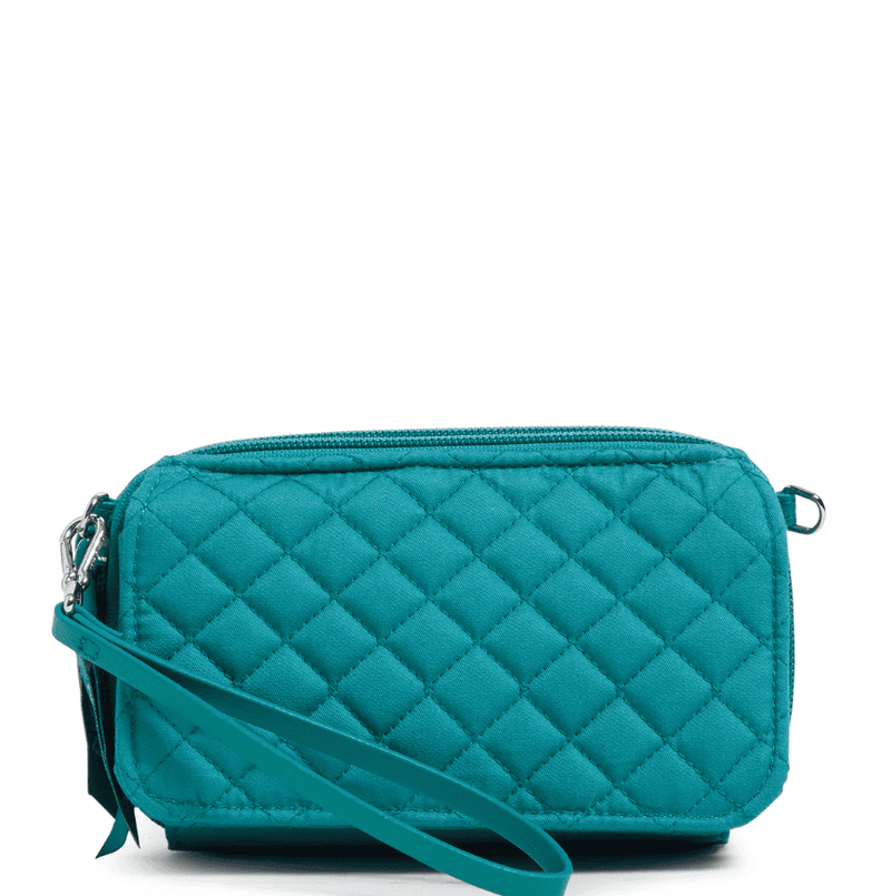 RFID All in One Crossbody Bag - Forever Green