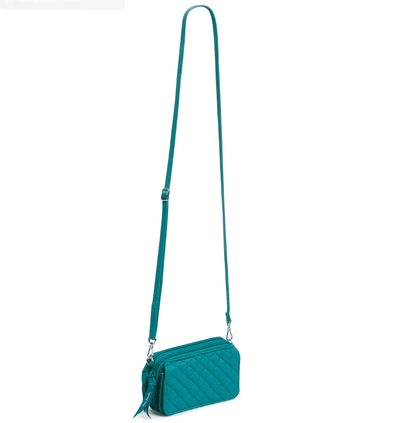 RFID All in One Crossbody Bag - Forever Green