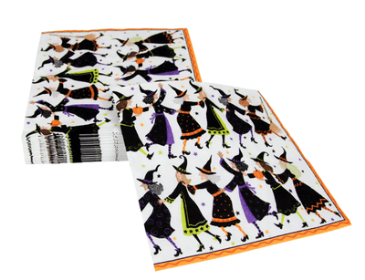 Witches Conga Line Luncheon Napkins