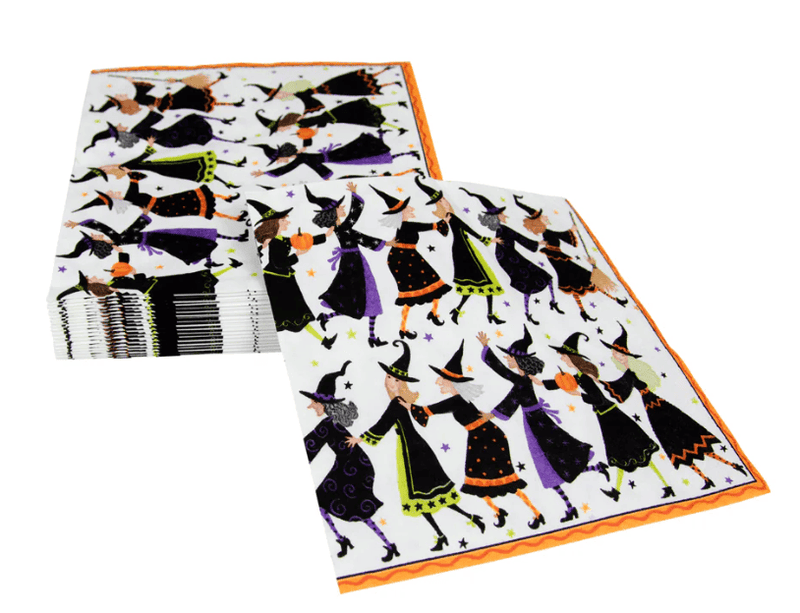 Witches Conga Line Luncheon Napkins