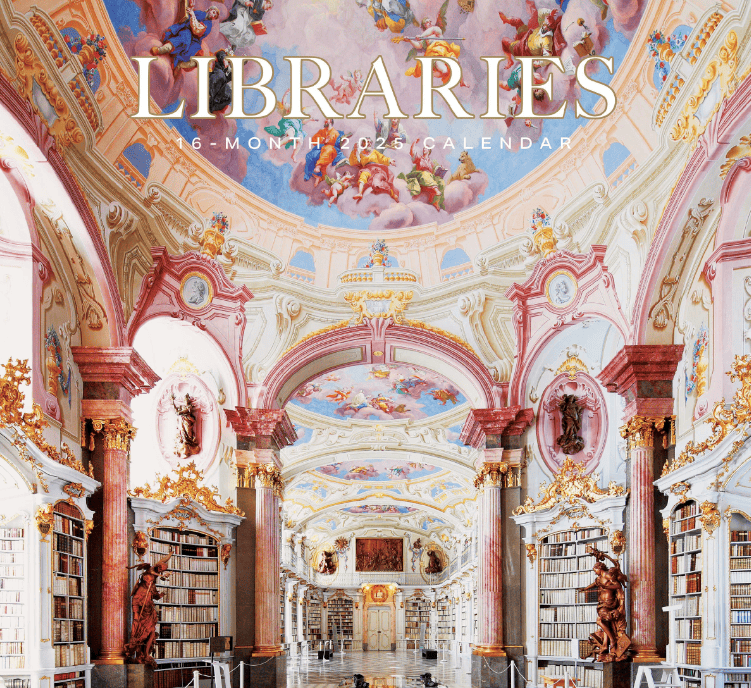 Libraries 12 x 12 Wall Calendar