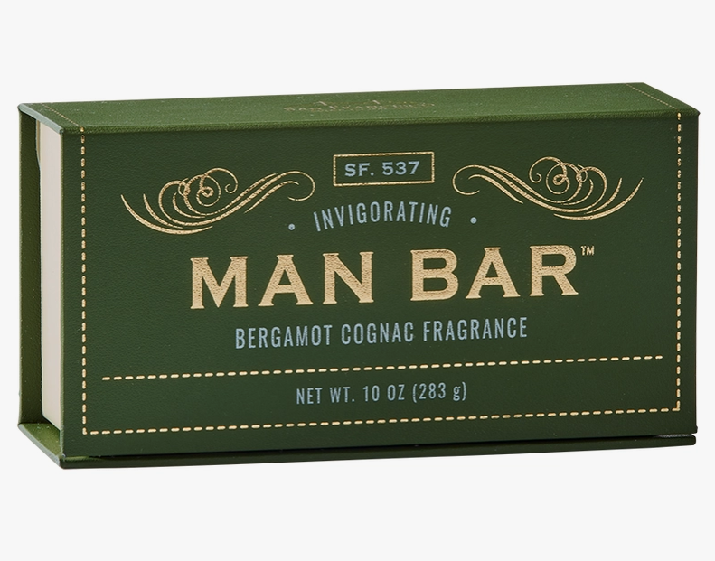 Man Bar Soap - Bergamot & Cognac 10 oz