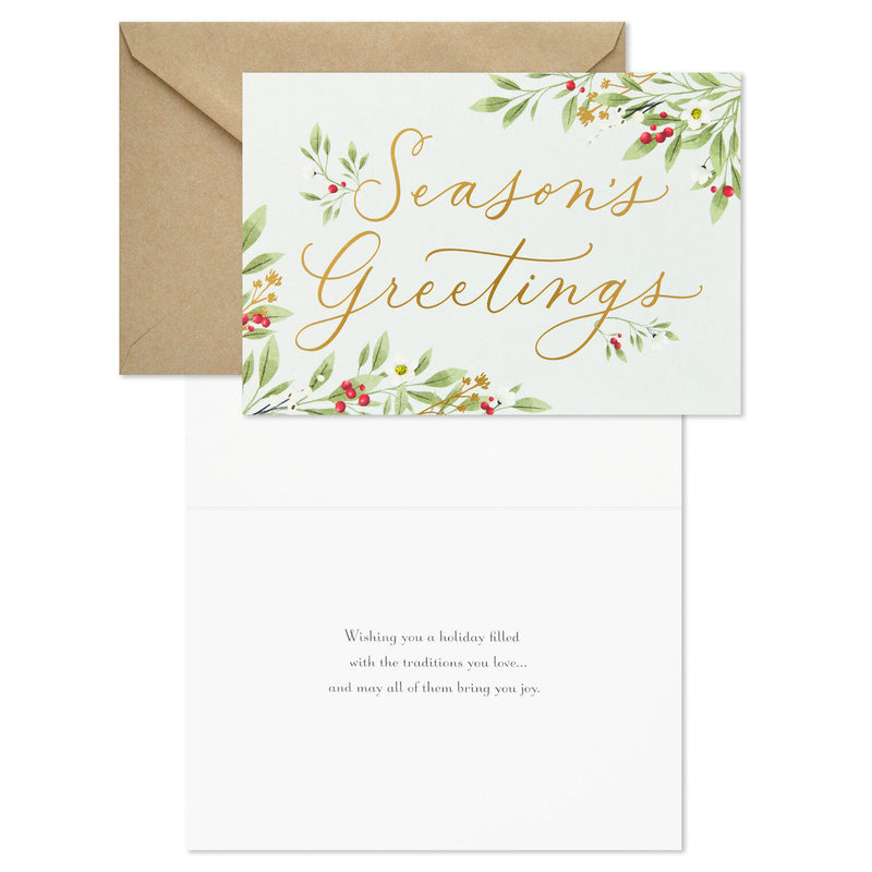 A Holiday Filled With Traditions Boxed Christmas Cards, Pack of 16