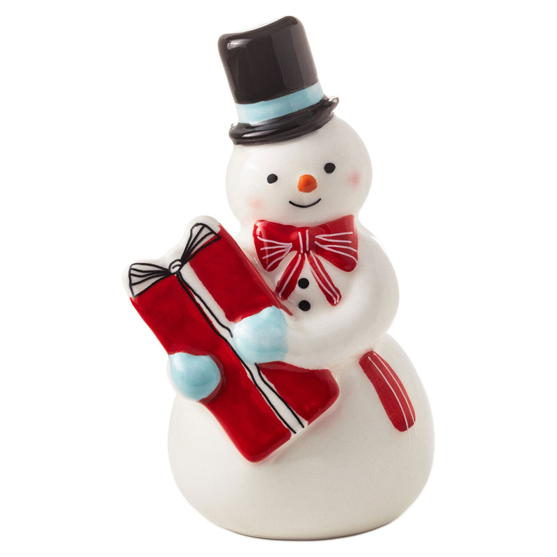 Smiling Snowman Toothpick Holder