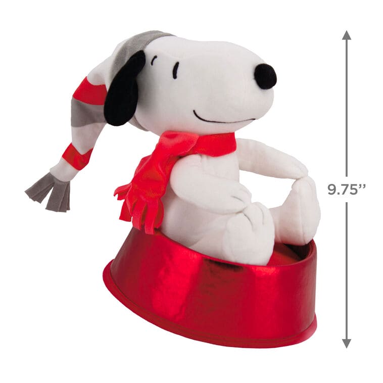 Peanuts® Plush Fabric Hallmark Tree Topper, 9.75"