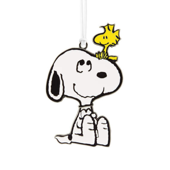 Peanuts® Snoopy and Woodstock Moving Metal Ornament