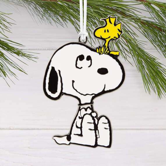 Peanuts® Snoopy and Woodstock Moving Metal Ornament