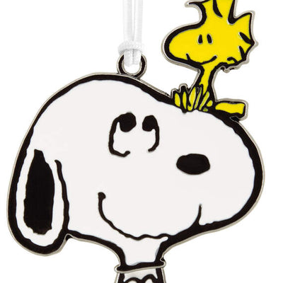 Peanuts® Snoopy and Woodstock Moving Metal Ornament