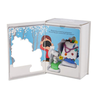 Peanuts® Snoopy and Holiday Doghouse Hallmark Ornaments, Set of 2