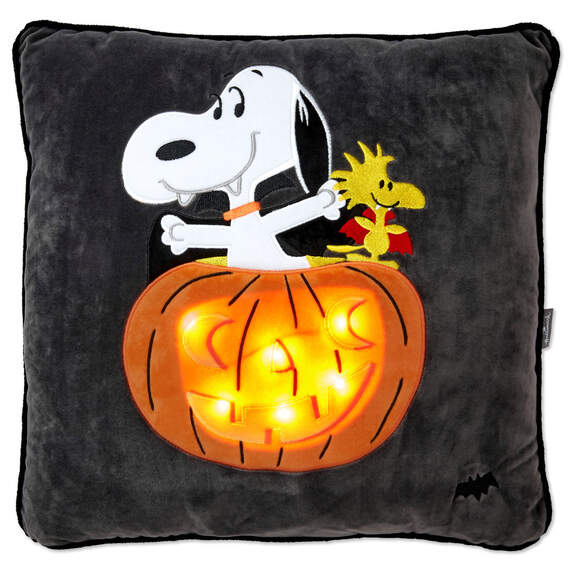 Snoopy the Vampire Beagle Light-Up Pillow, 17x17