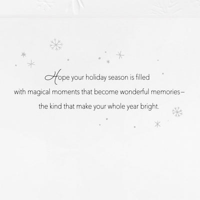 Snowflakes Season of Wonder Boxed Christmas Cards, Pack of 16