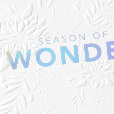 Snowflakes Season of Wonder Boxed Christmas Cards, Pack of 16