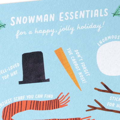 Snowman Essentials Boxed Christmas Cards, Pack of 16