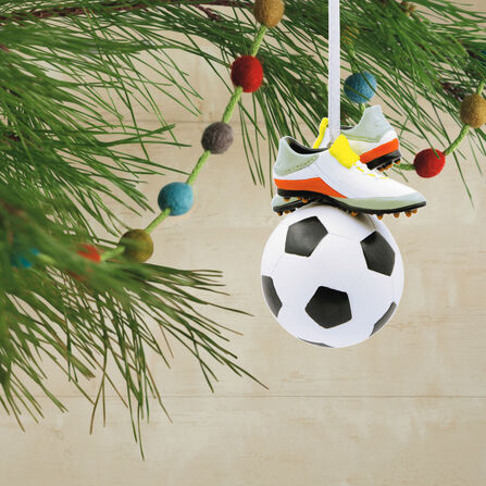 Soccer Ball and Cleats Hallmark Ornament