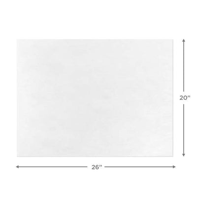 Solid White Tissue Paper, 6 sheets