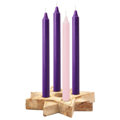 Star-Shaped Advent Wreath Candle Holder