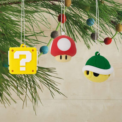 Mini Nintendo Super Mario™ Shatterproof Ornaments, Set of 6